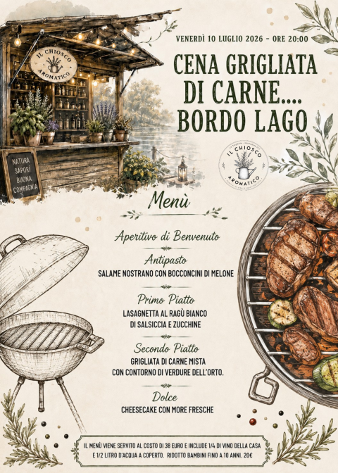 Venerdì 10 Luglio: Grigliata di Carne - Agriturismo "La Sorgente" (CR)